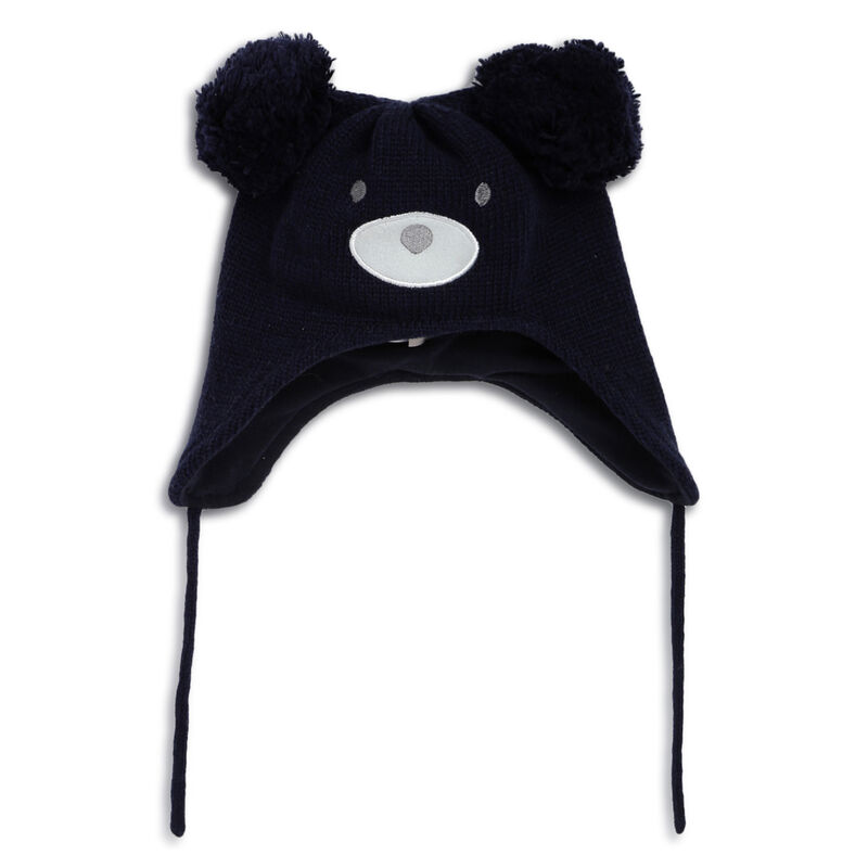 Girls Dark Blue Printed Cap image number 0